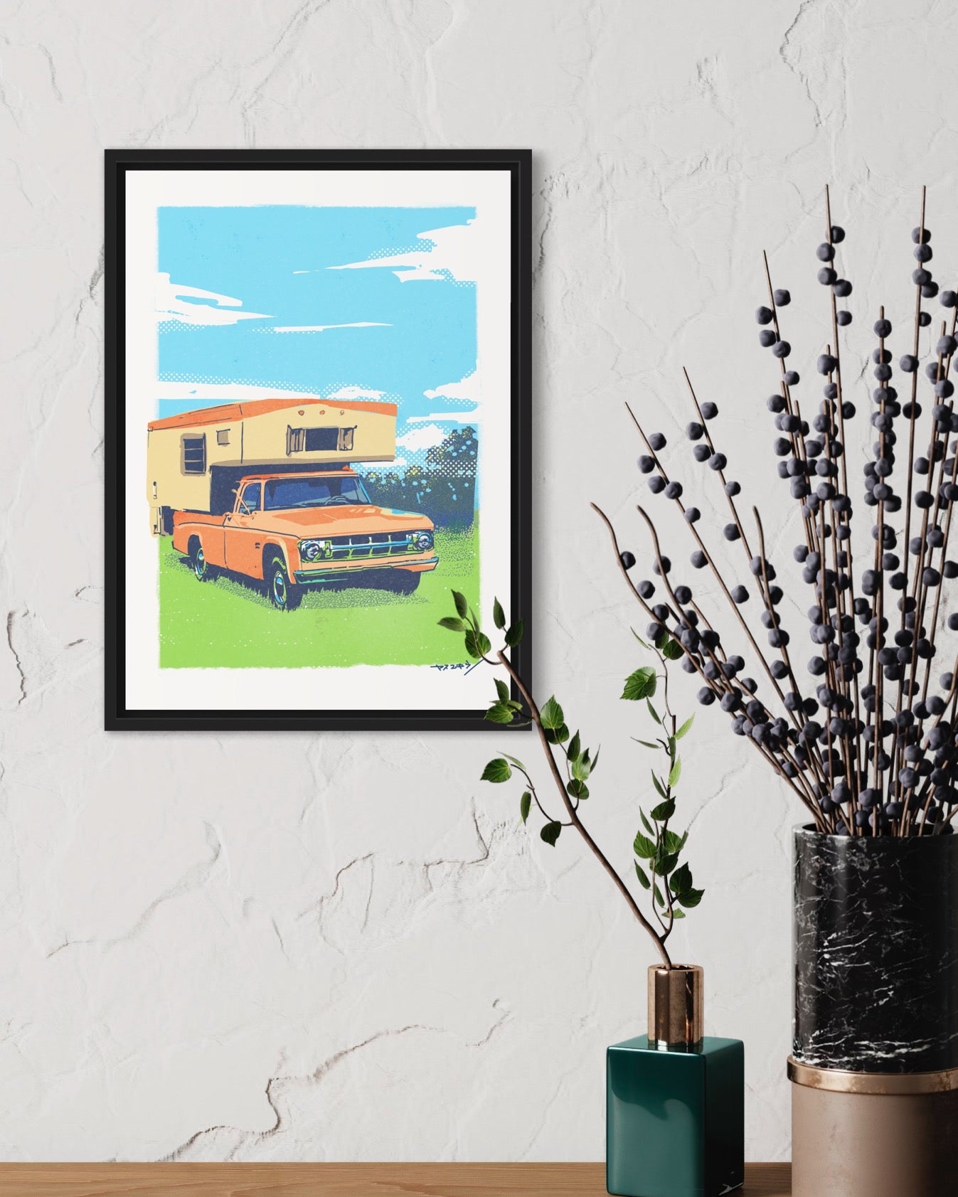 アメリカンキャンピングカー / A3ポスター / 限定 10枚
