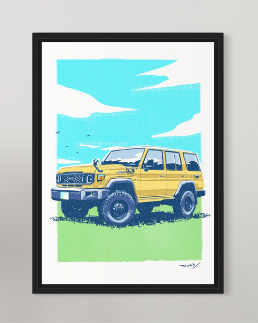 NEWランドクルーザー70 / A3ポスター / 限定 10枚