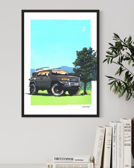FJ クルーザー(ブラック)/ A2サイズポスター / 限定 5枚