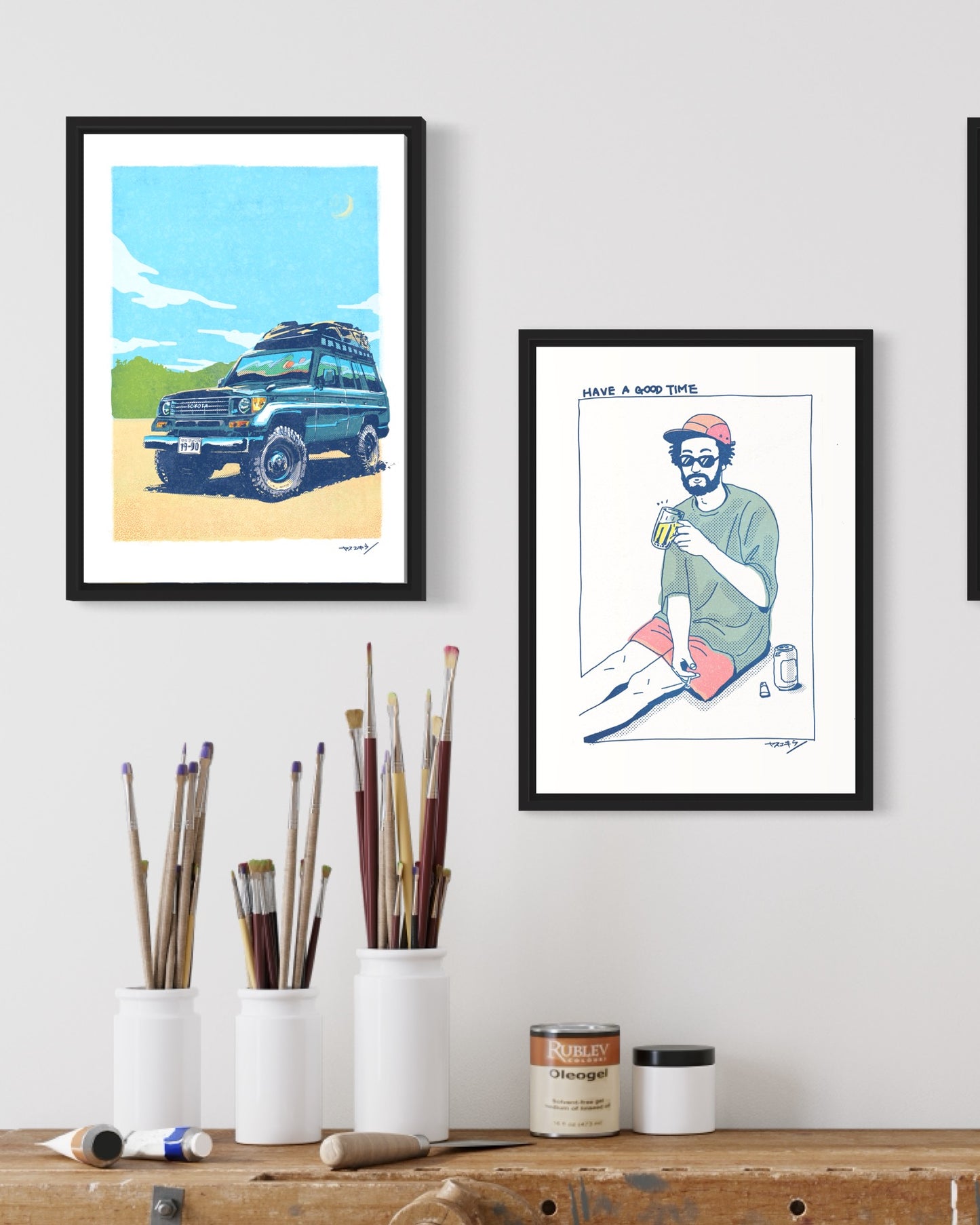 ランクル プラド TYPE-78/ A3ポスター / 限定 10枚