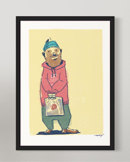 ミーアキャット / A3ポスター / 限定5枚