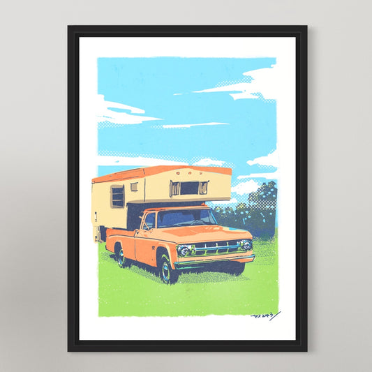 アメリカンキャンピングカー / A3ポスター / 限定 10枚