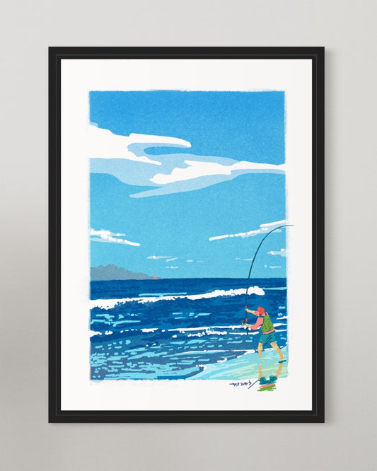 爆釣を願って / A3ポスター / 限定 5枚