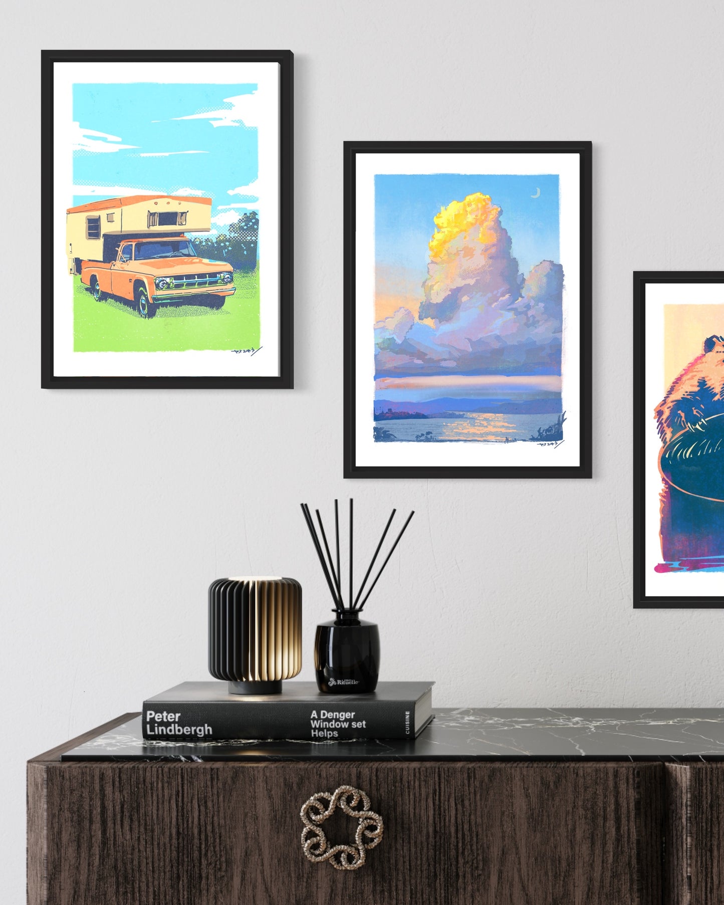 アメリカンキャンピングカー / A3ポスター / 限定 10枚