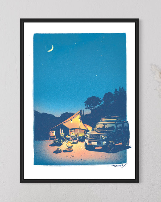 ジムニーキャンプ/ A2サイズポスター / 限定 5枚