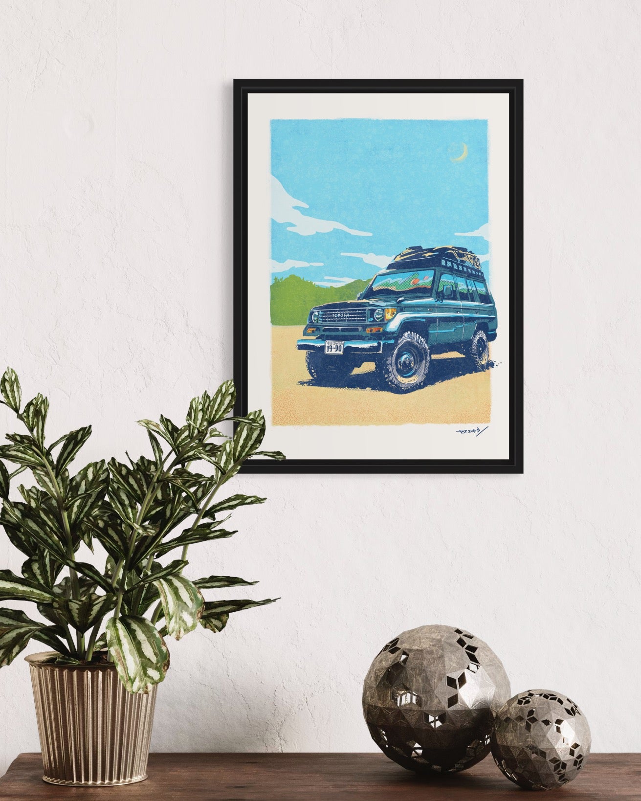 ランクル プラド TYPE-78/ A3ポスター / 限定 10枚