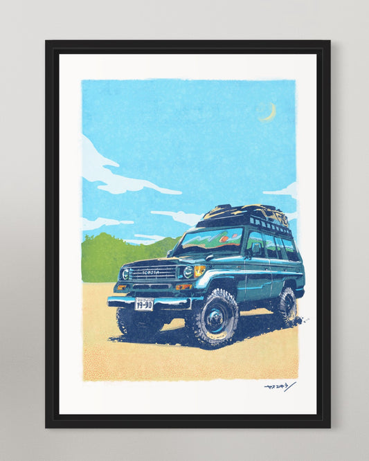 ランクル プラド TYPE-78/ A3ポスター / 限定 10枚