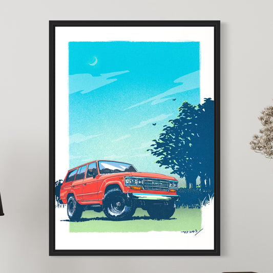 ランクル60後期型/ A2サイズポスター / 限定 5枚