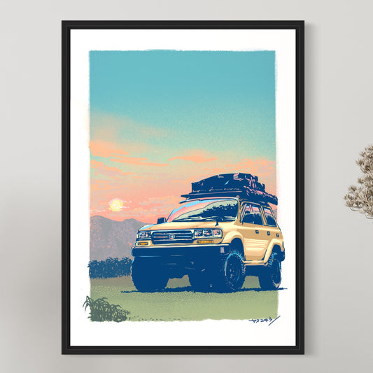 ランクル80/ A2サイズポスター / 限定 5枚