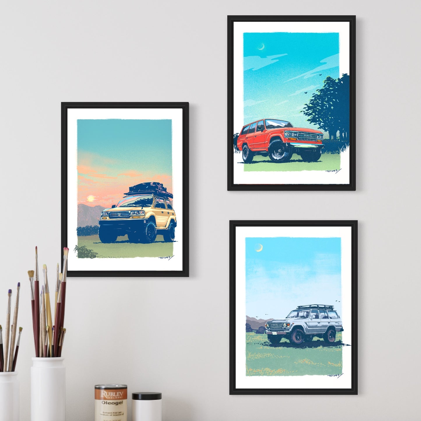 ランドクルーザー80 / A3ポスター / 限定 10枚