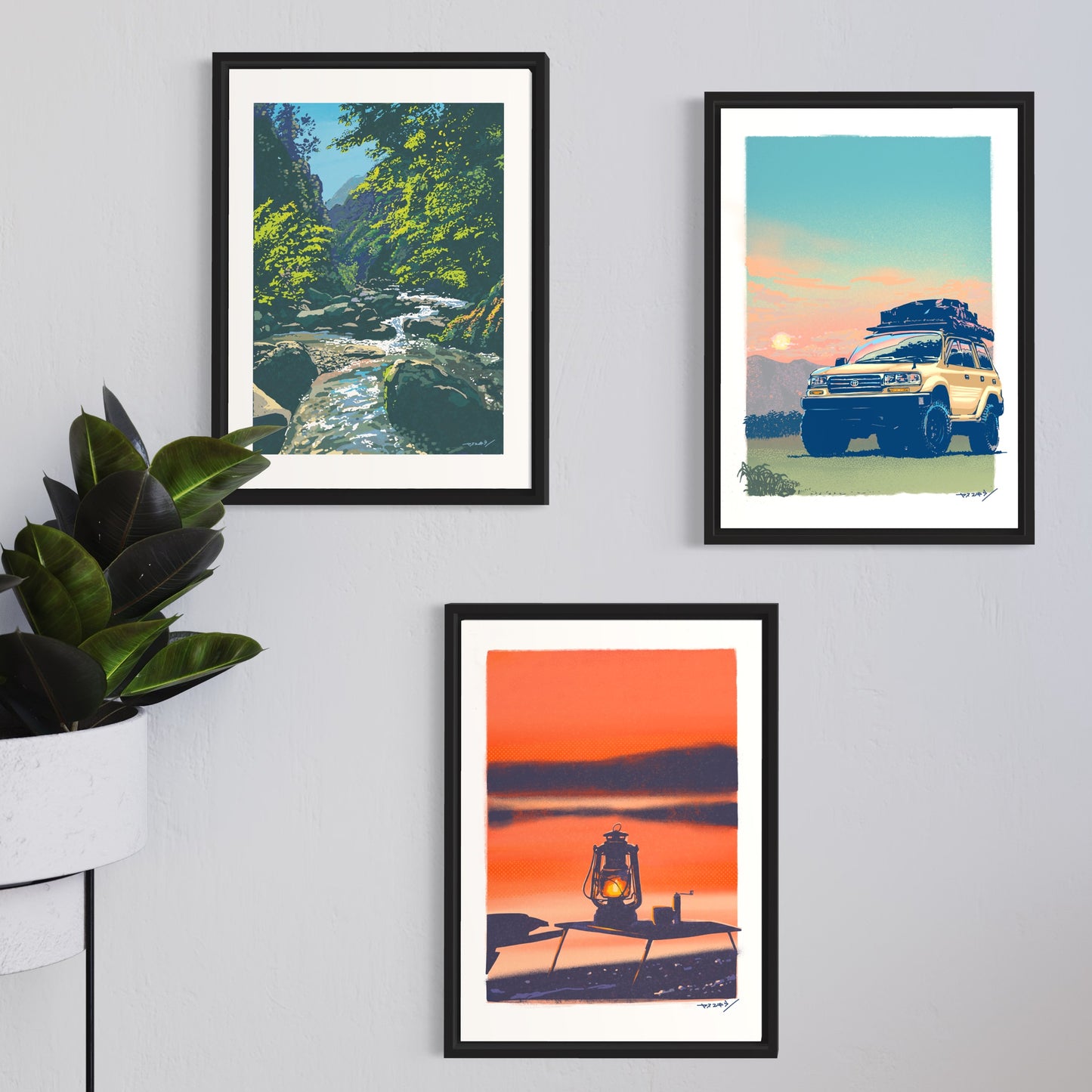 ランドクルーザー80 / A3ポスター / 限定 10枚