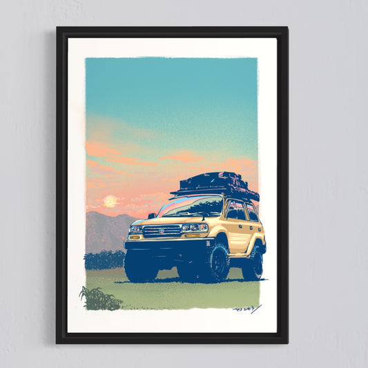 ランドクルーザー80 / A3ポスター / 限定 10枚