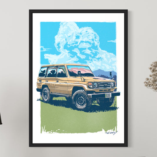 ランクル70/ A2サイズポスター / 限定 5枚