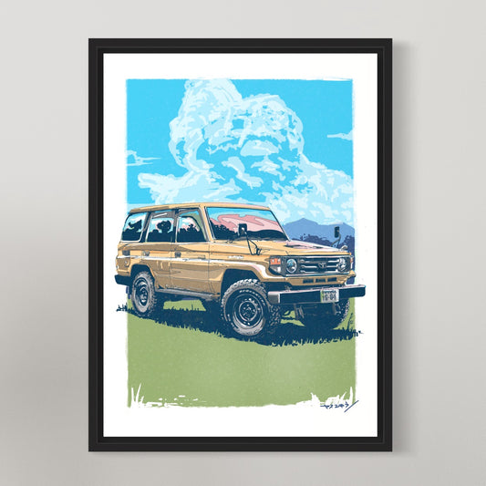 ランドクルーザー70 / A3ポスター / 限定 10枚