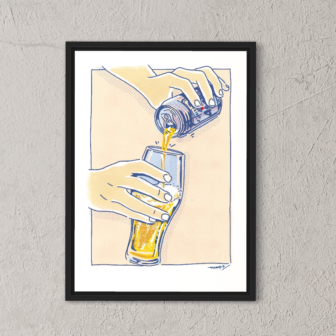 ビールを飲もう/ A3ポスター / 限定 30枚