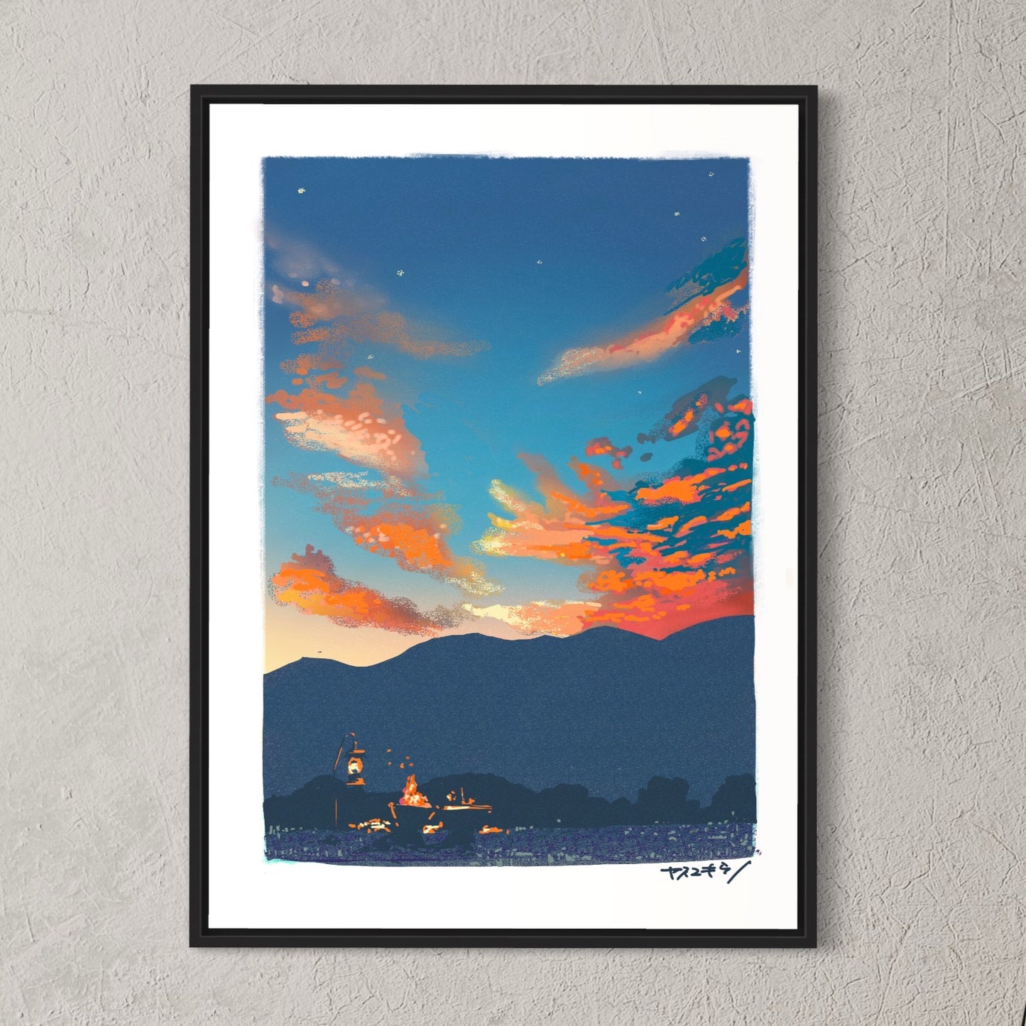 最高な夕暮れ/ 50cmx70cmポスター / 限定 10枚