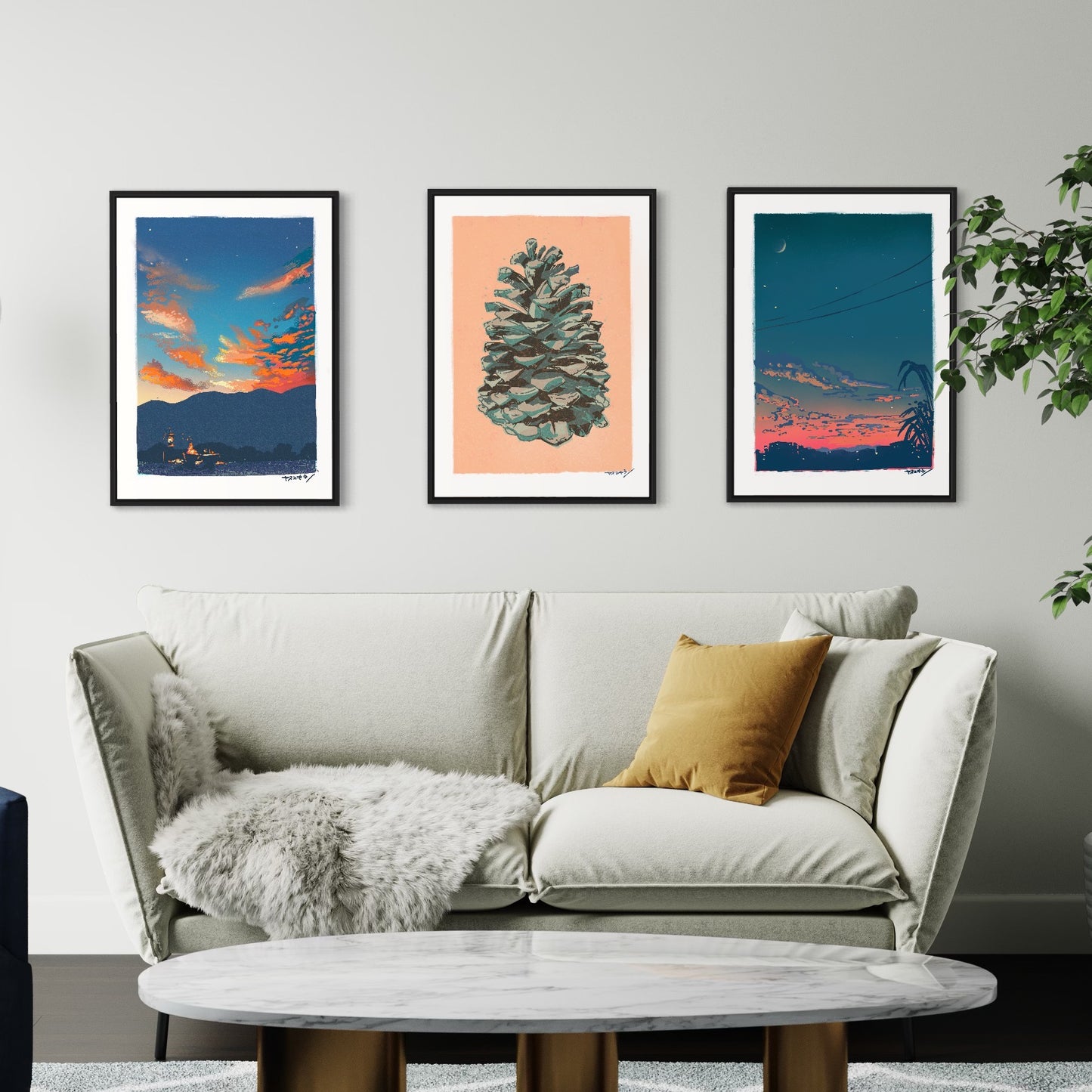 最高な夕暮れ/ 50cmx70cmポスター / 限定 10枚