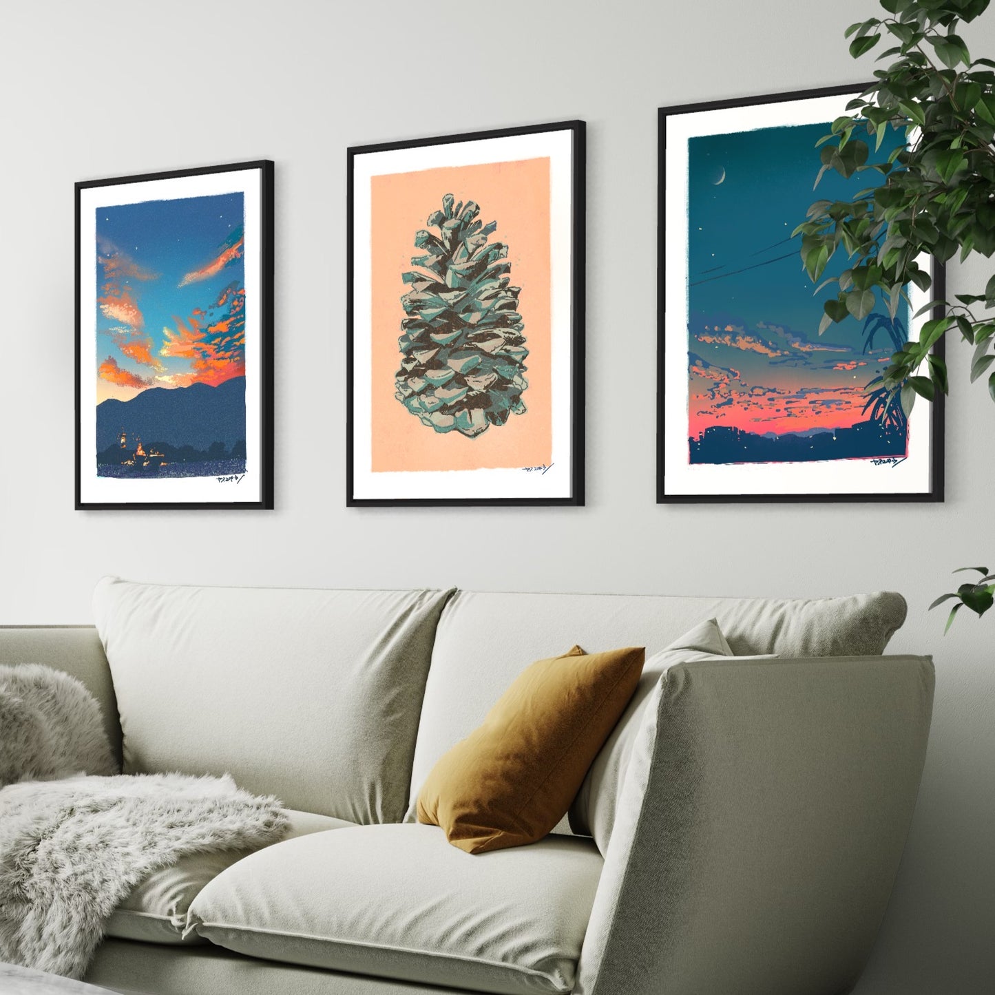 最高な夕暮れ/ 50cmx70cmポスター / 限定 10枚