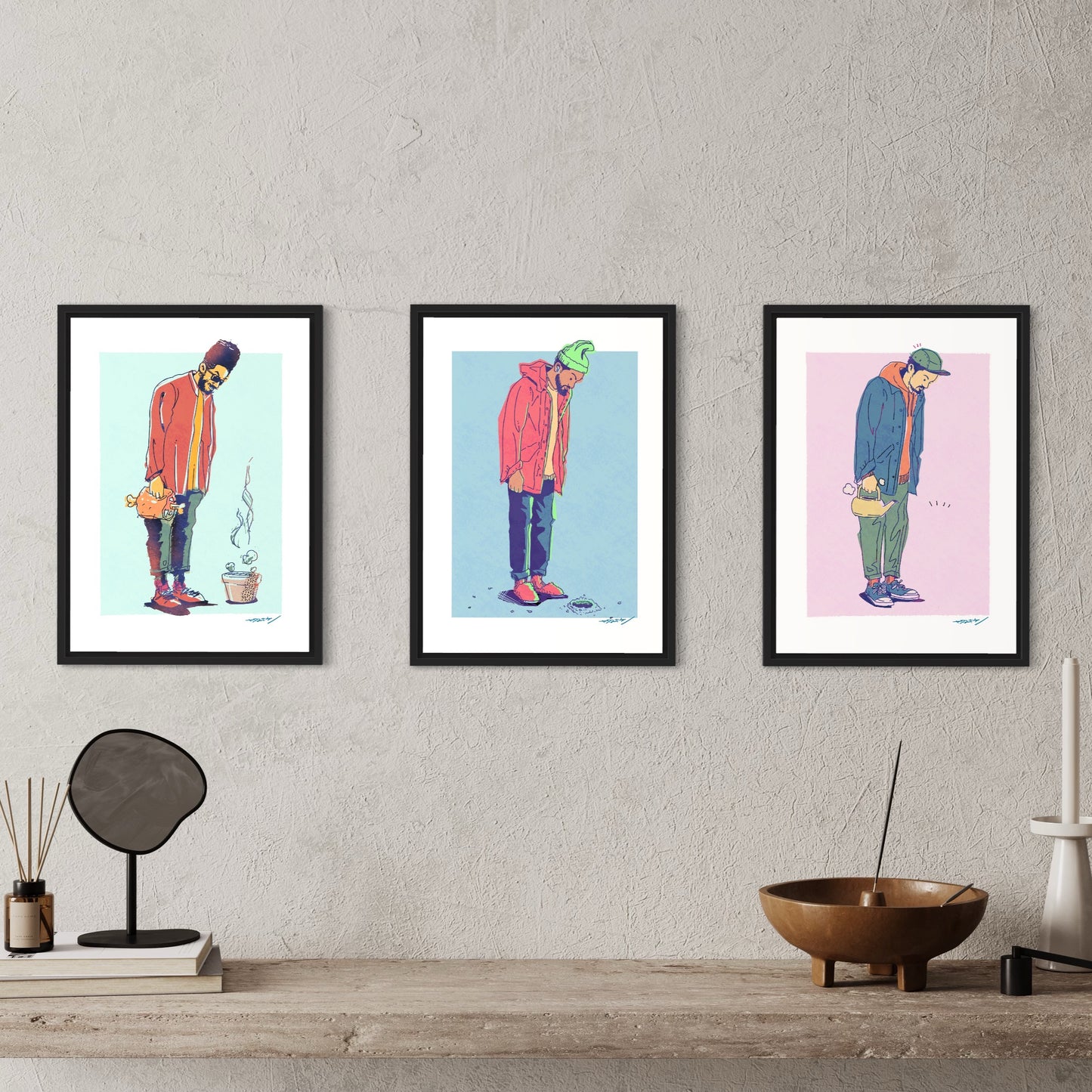 急いでても靴は履こう / A3ポスター / 限定 30枚