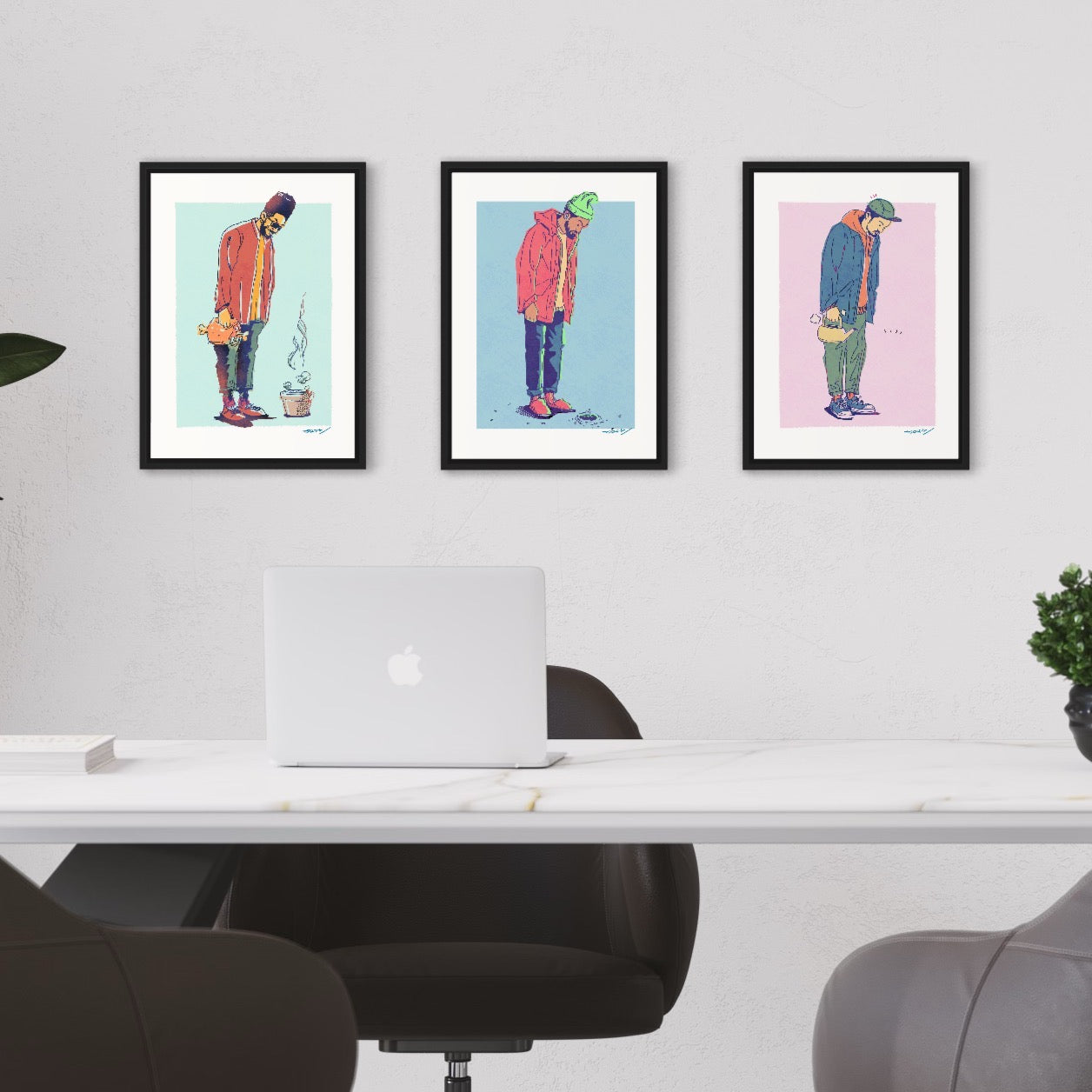 急いでても靴は履こう / A3ポスター / 限定 30枚