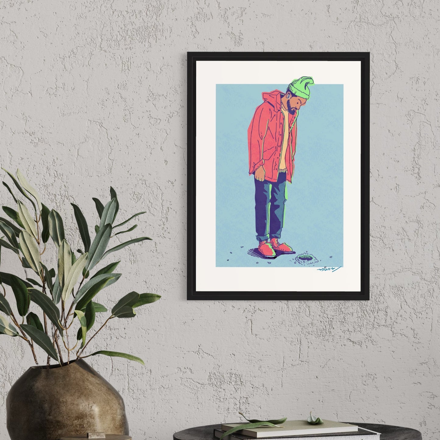 急いでても靴は履こう / A3ポスター / 限定 30枚