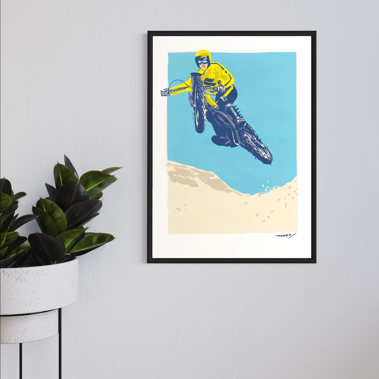 ビンテージモトクロス/ 50cmx70cmポスター / 限定 10枚