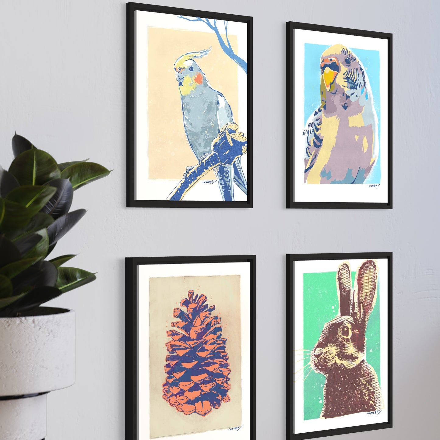 ウサギさん / A3ポスター / 限定 30枚