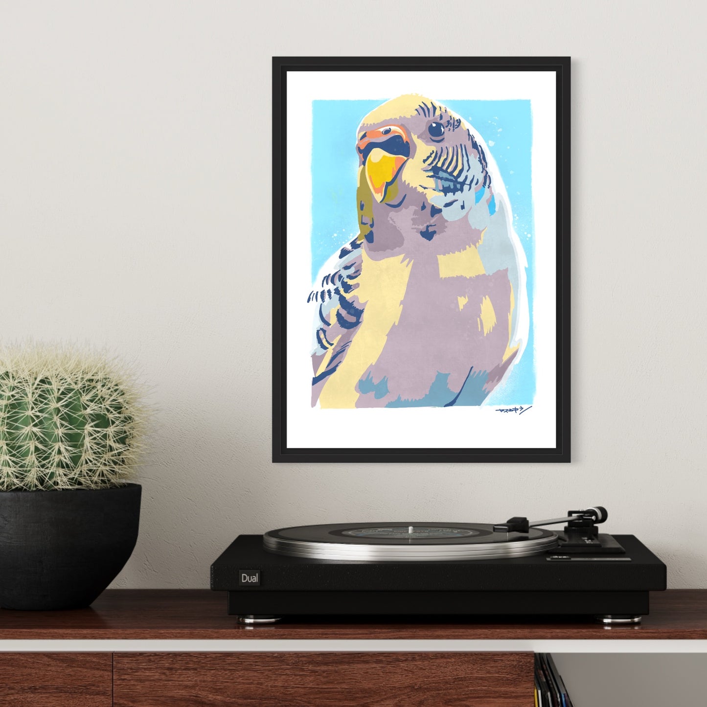 セキセイインコさん / A3ポスター / 限定 30枚