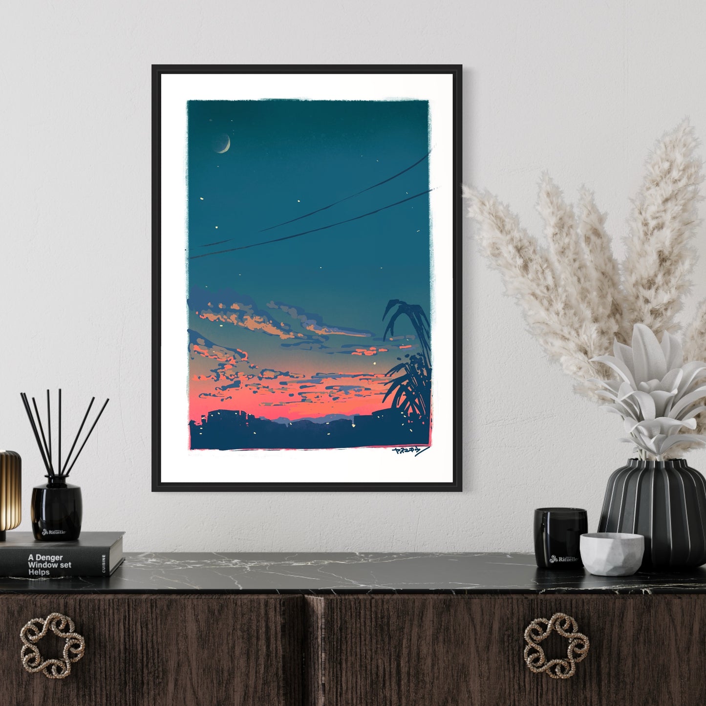 ピンクに染まる/ 50cmx70cmポスター / 限定 10枚