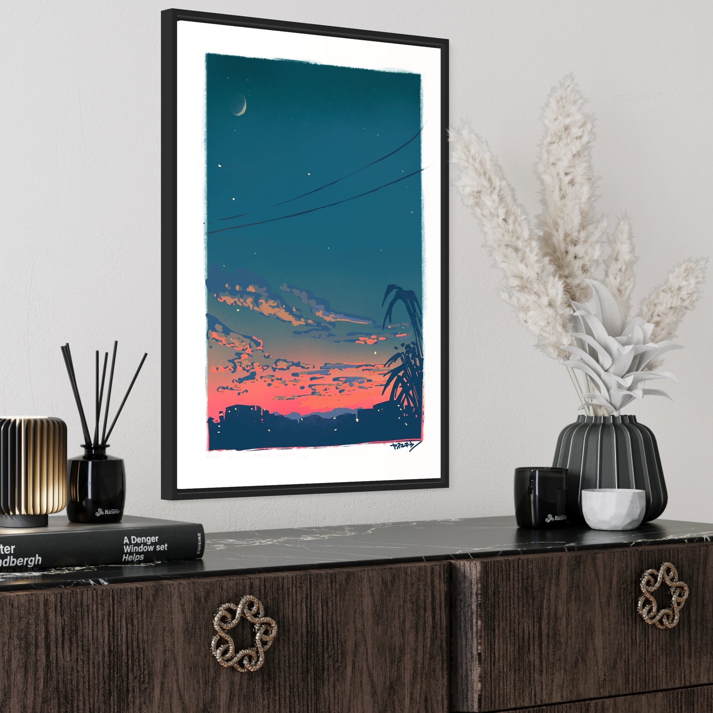 ピンクに染まる/ 50cmx70cmポスター / 限定 10枚