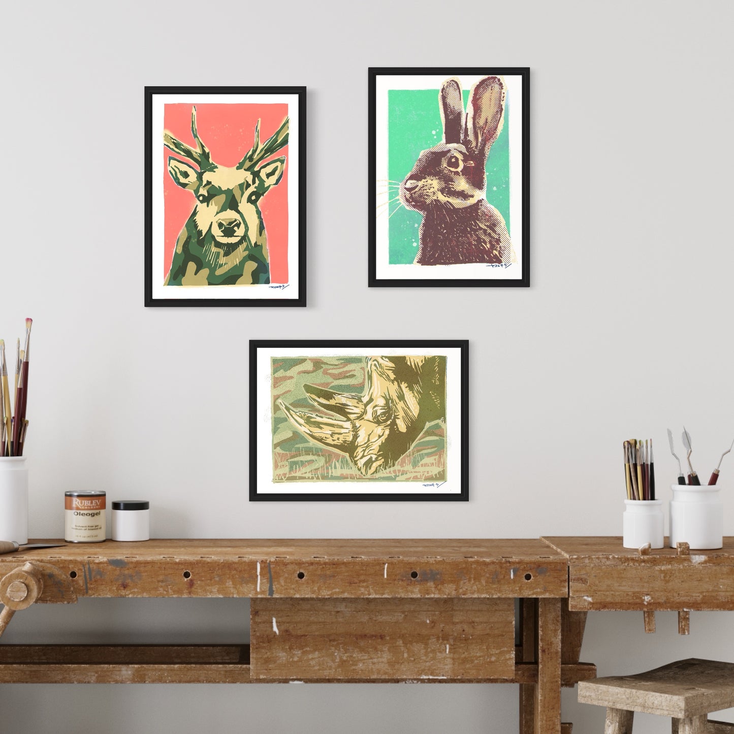 ウサギさん / A3ポスター / 限定 30枚