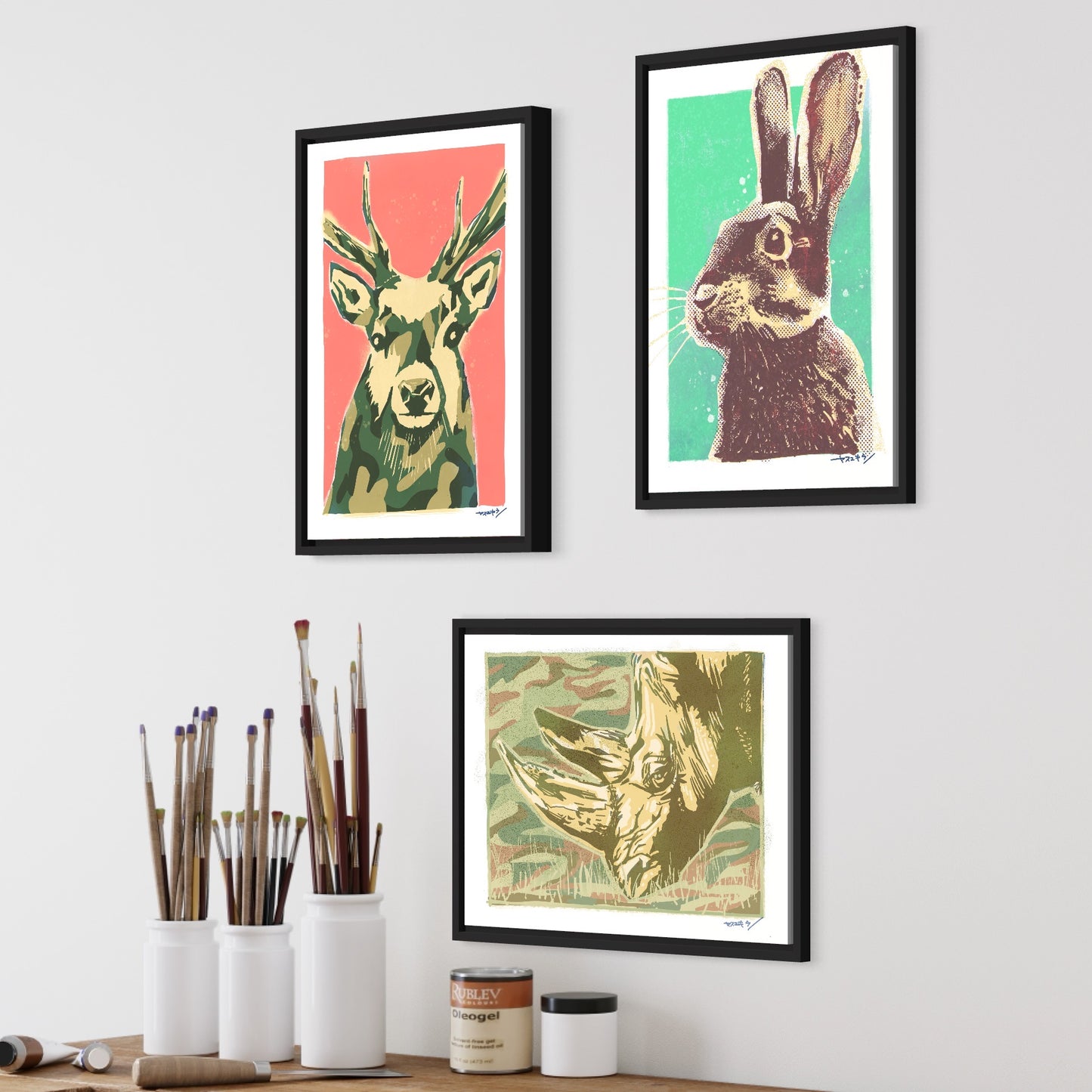 ウサギさん / A3ポスター / 限定 30枚