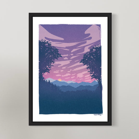 ピンクに染まる空/ A3ポスター / 限定 30枚