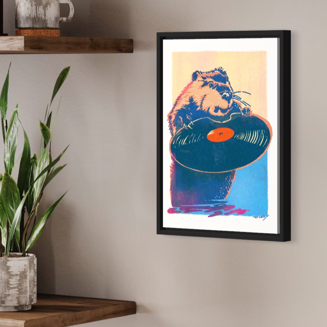 ビーバーさん/ A3ポスター / 限定 30枚