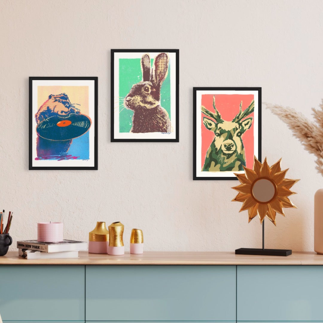 ビーバーさん/ A3ポスター / 限定 30枚