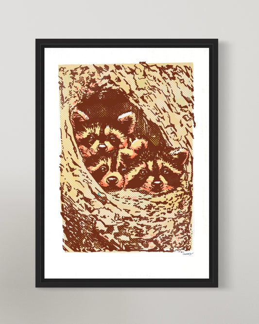 アライグマ/ A3ポスター / 限定 30枚