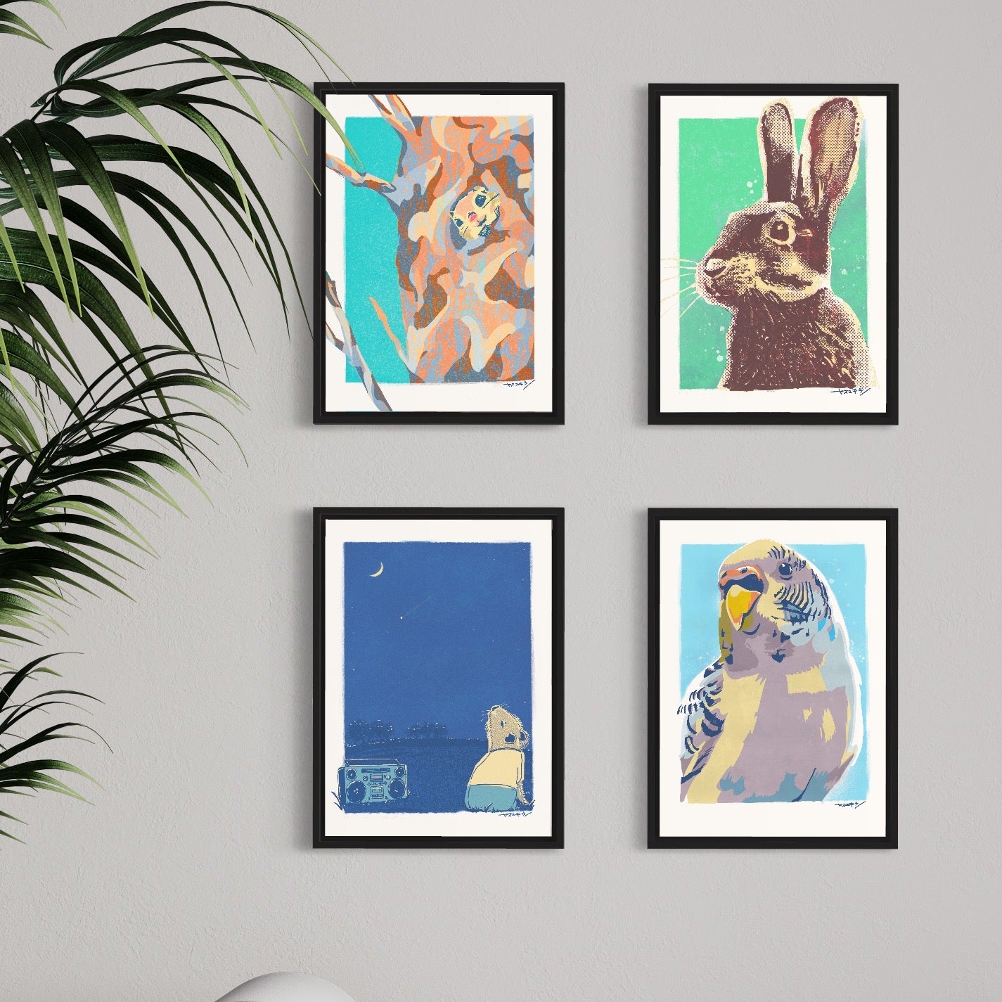 モモンガ/ A3ポスター / 限定 30枚