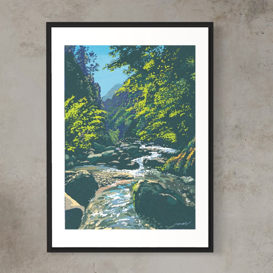 奈良・吉野の清流 / A3ポスター / 限定 30枚