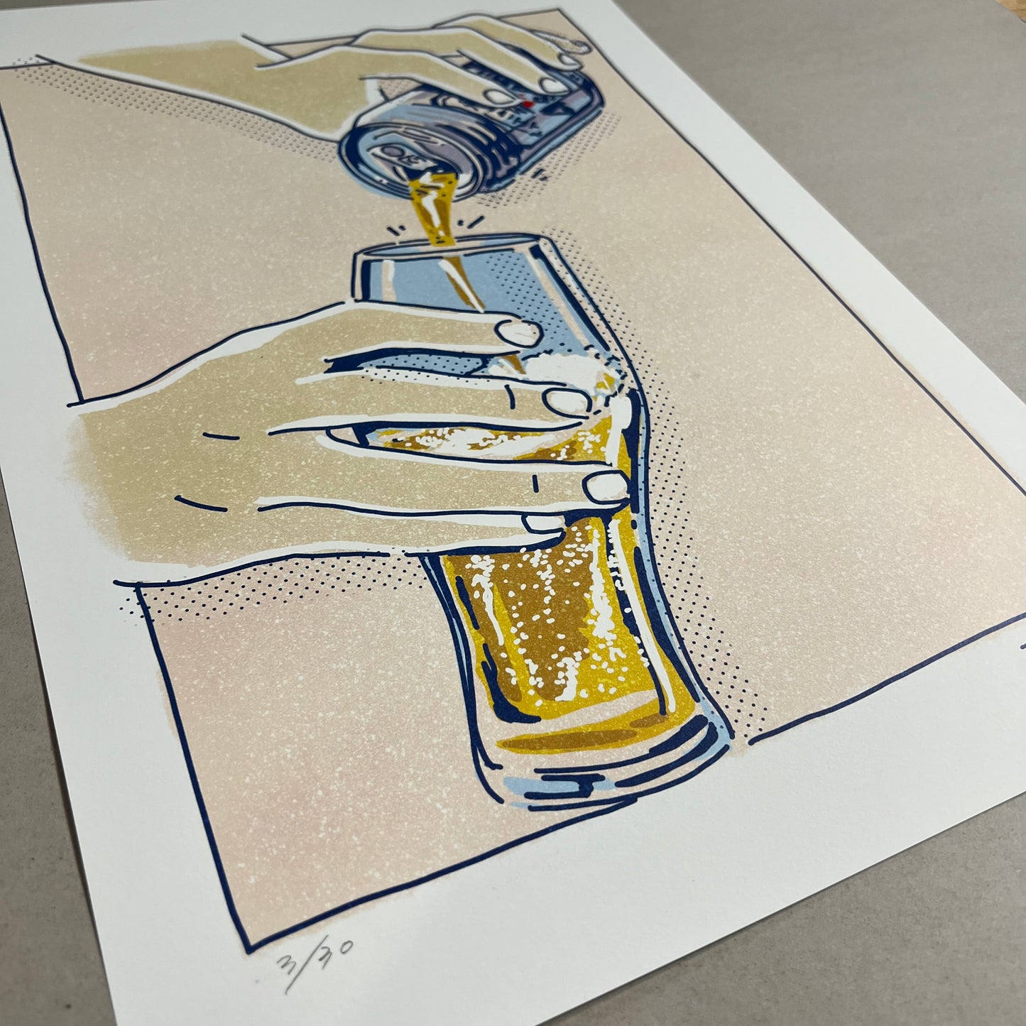 ビールを飲もう/ A3ポスター / 限定 30枚