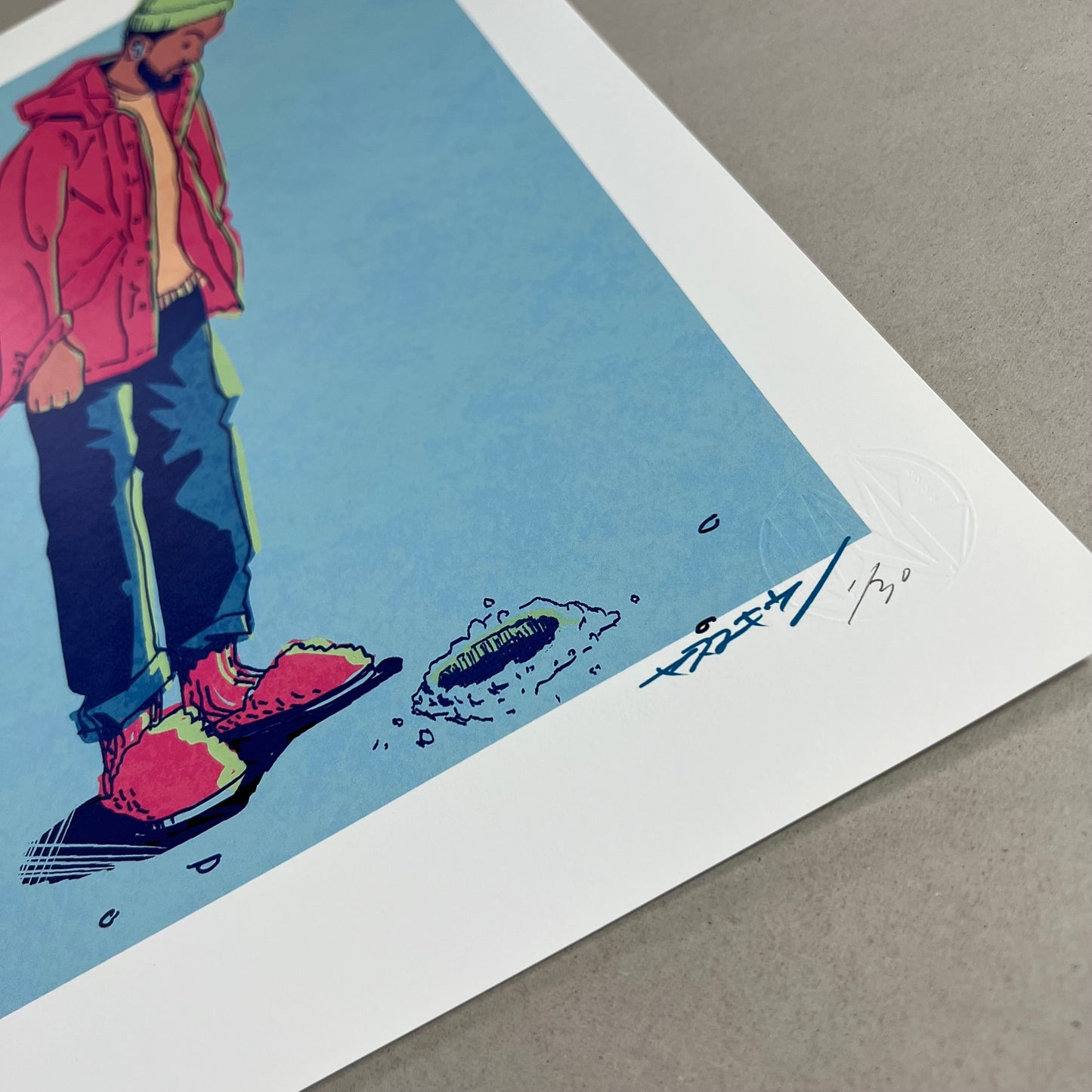 急いでても靴は履こう / A3ポスター / 限定 30枚