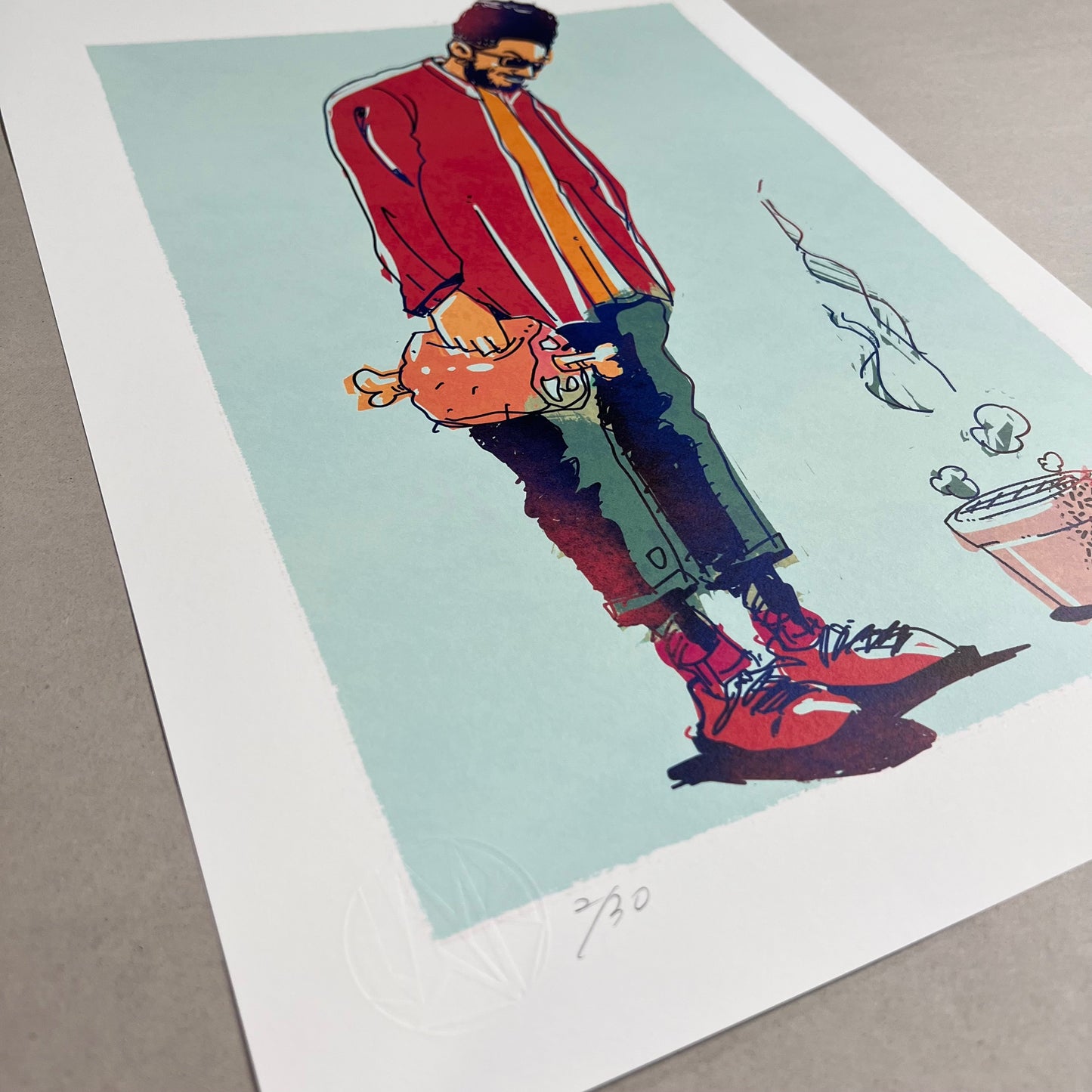 思ってた焼肉 / A3ポスター / 限定 30枚