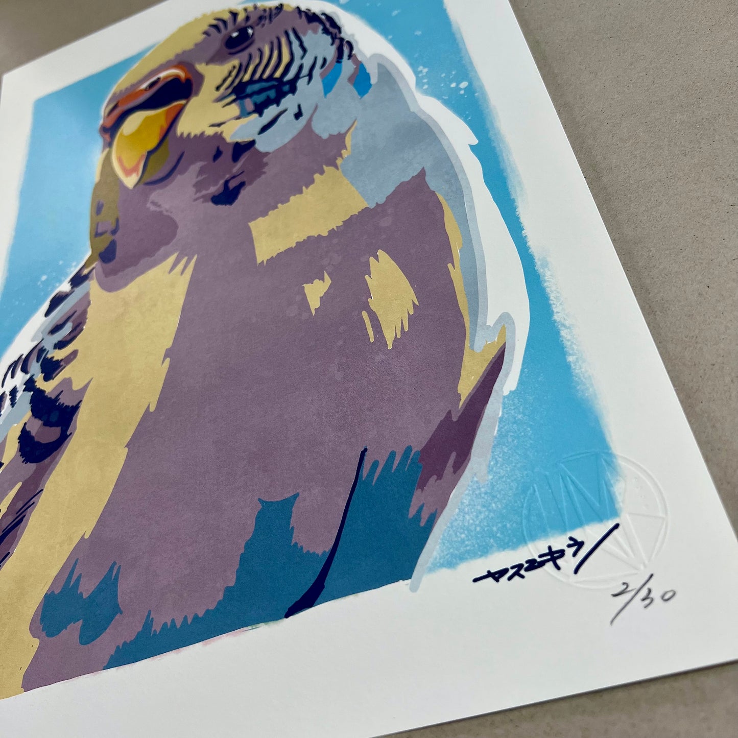 セキセイインコさん / A3ポスター / 限定 30枚