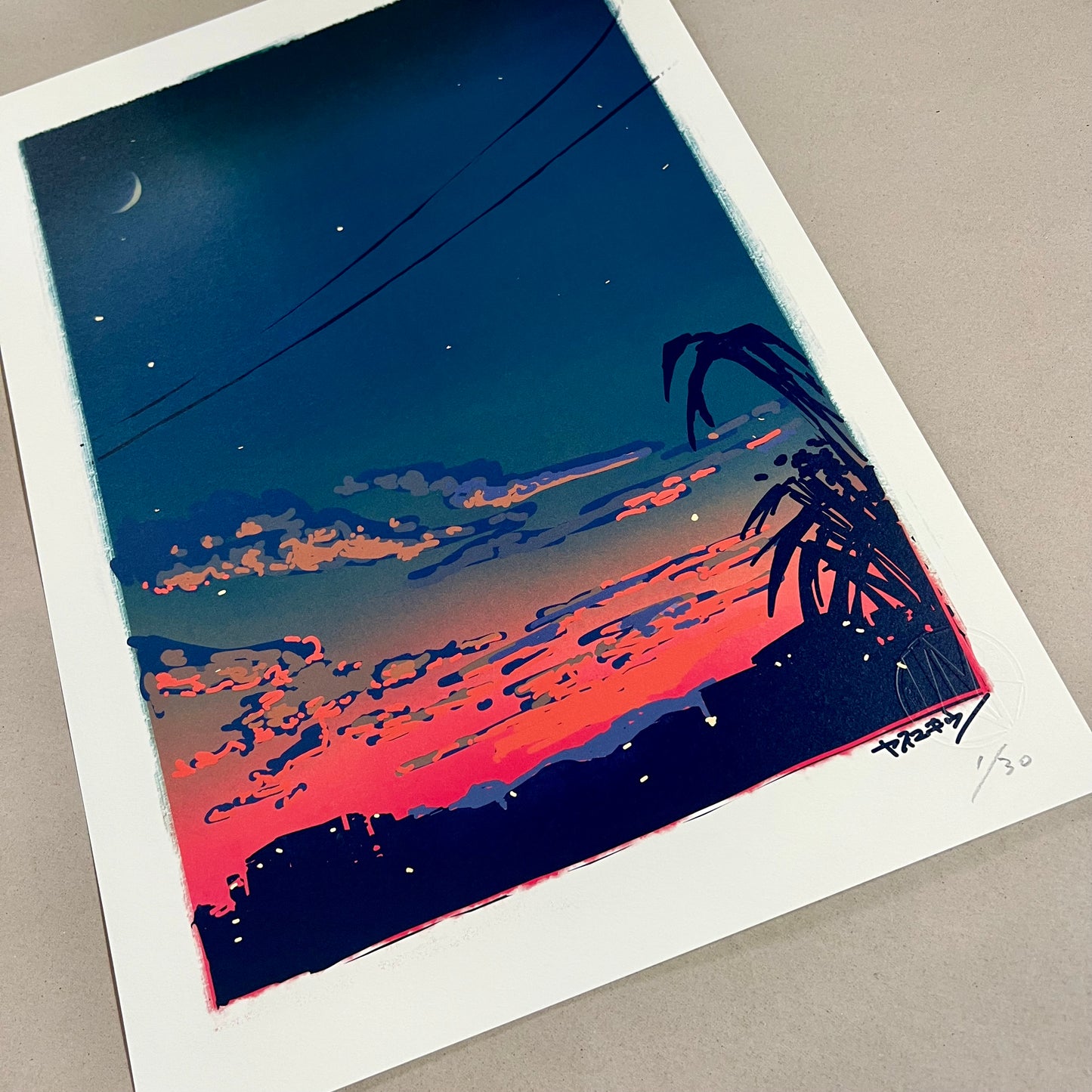 ピンクに染まる / A3ポスター / 限定 30枚