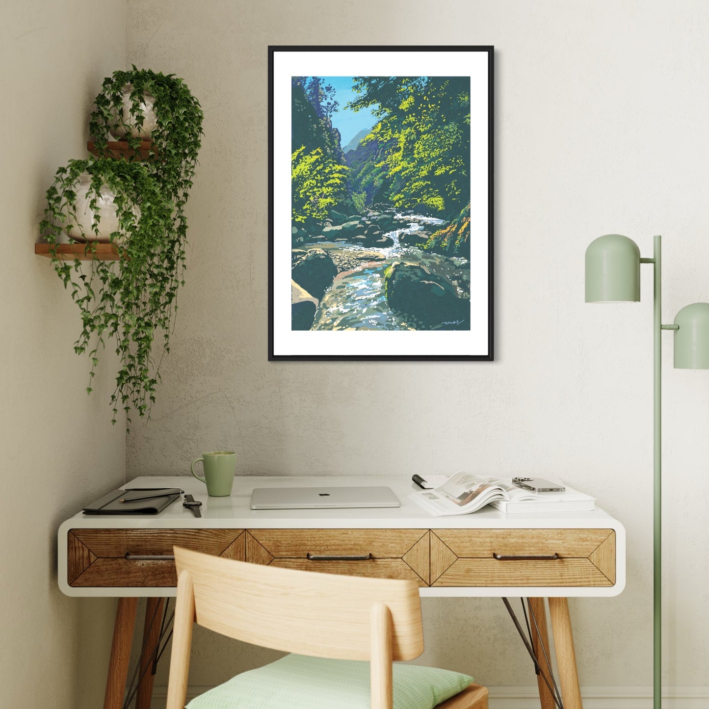 奈良・吉野の清流 / A1ポスター / 限定 10枚