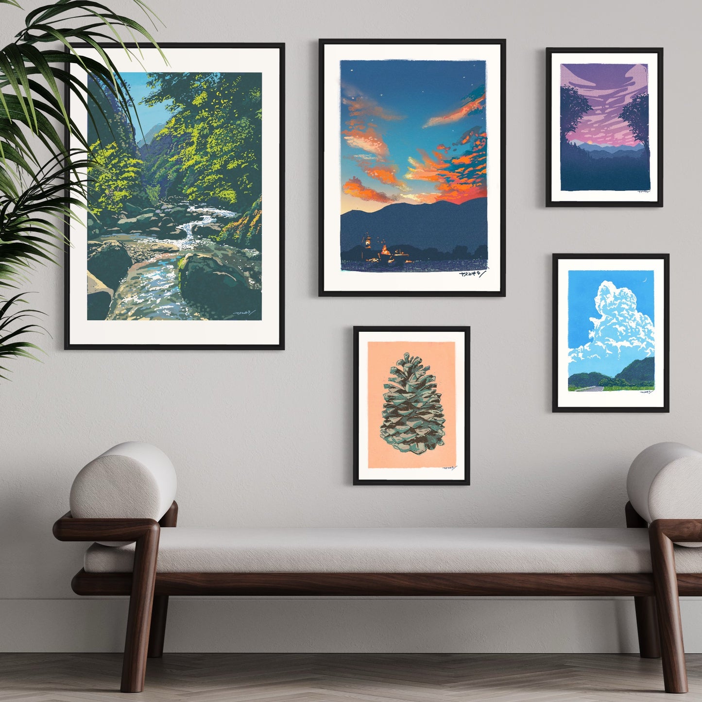 奈良・吉野の清流 / A1ポスター / 限定 10枚