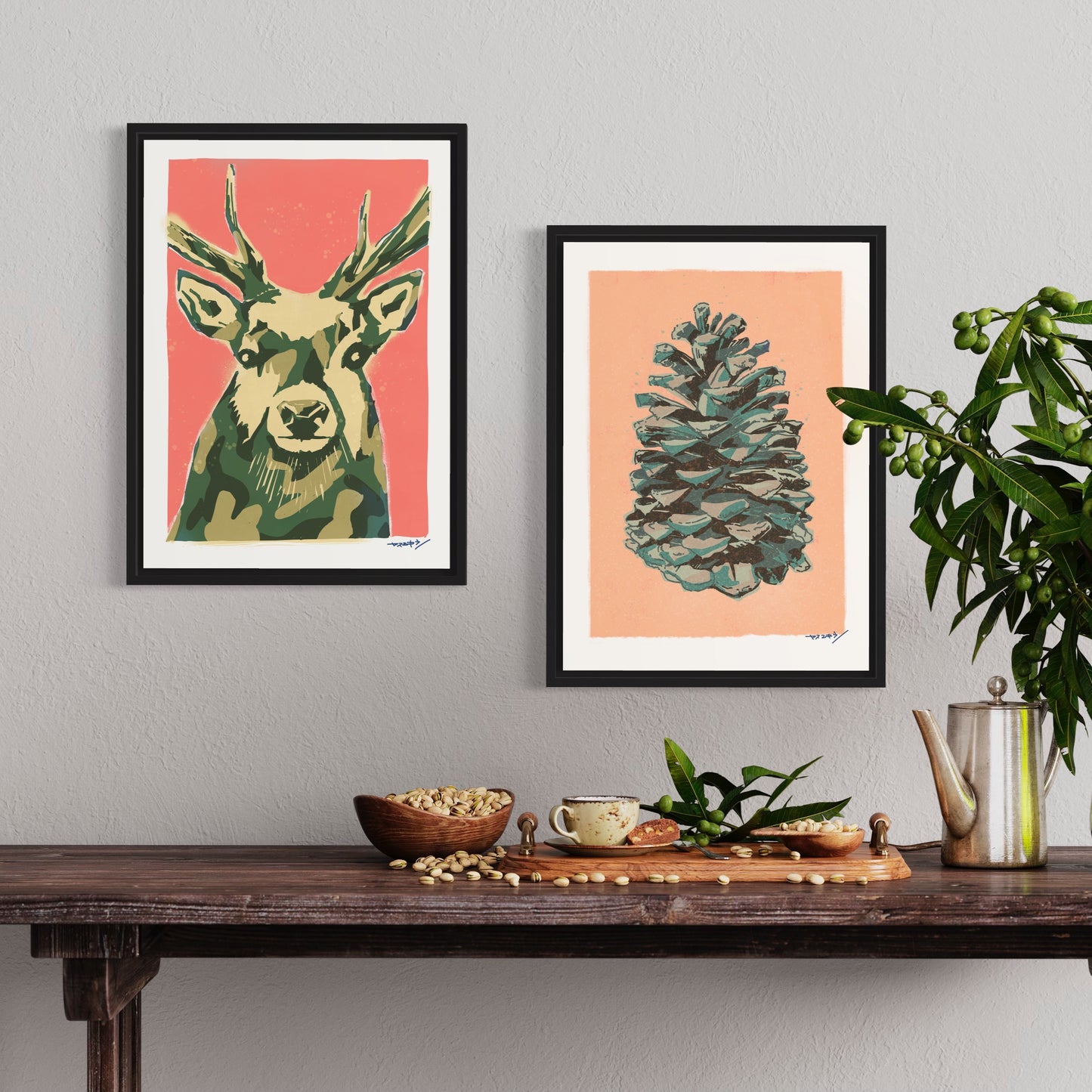 シカ カモフラVER/ A3ポスター / 限定 30枚