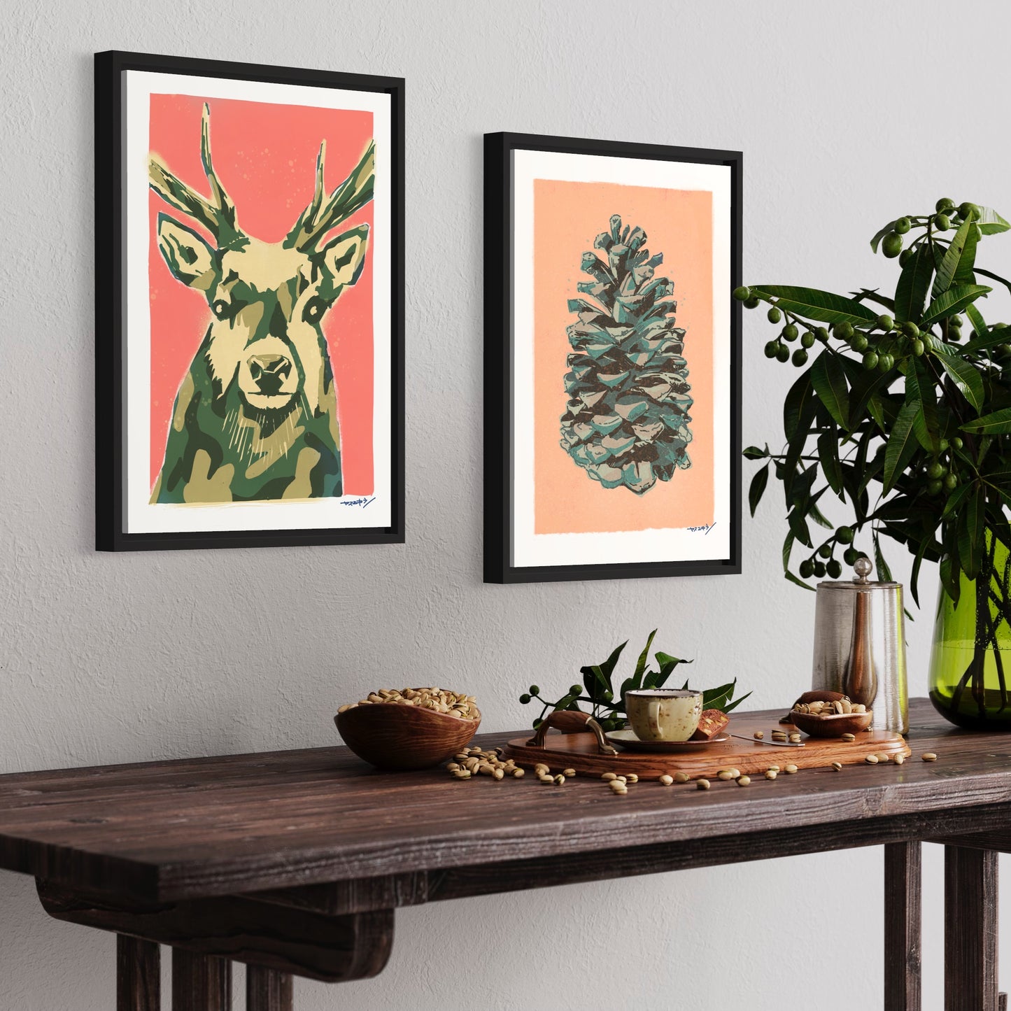 シカ カモフラVER/ A3ポスター / 限定 30枚