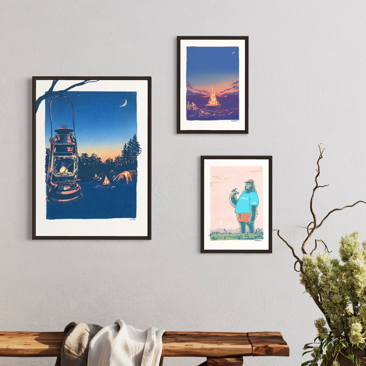 オイルランタン/ 50cmx70cmポスター / 限定 10枚