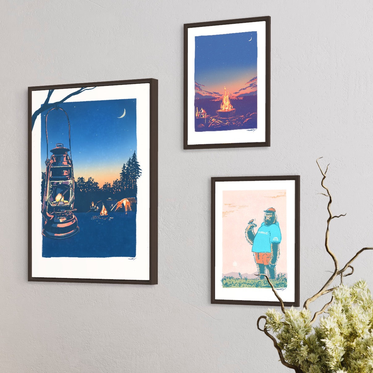 オイルランタン/ 50cmx70cmポスター / 限定 10枚