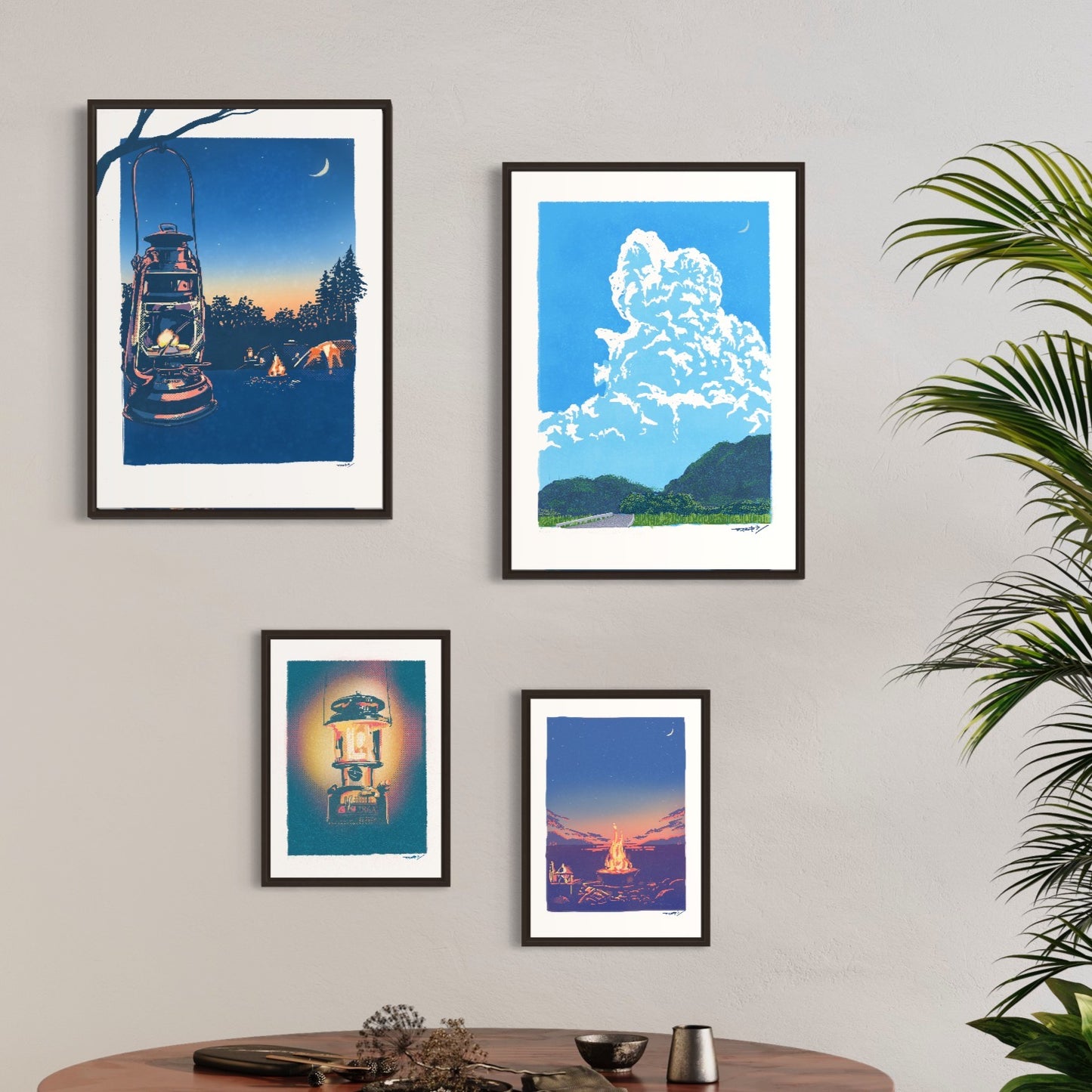 オイルランタン/ 50cmx70cmポスター / 限定 10枚